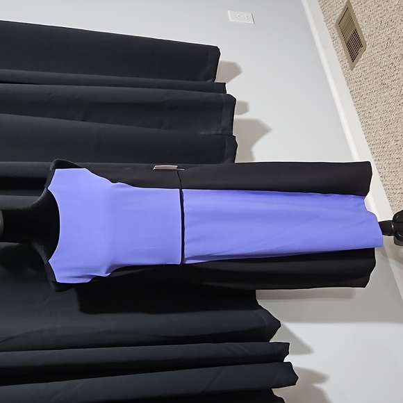 Liz Claiborne Dresses & Skirts - NWT - Liz Claiborne Purple & Black Dress - Size 12